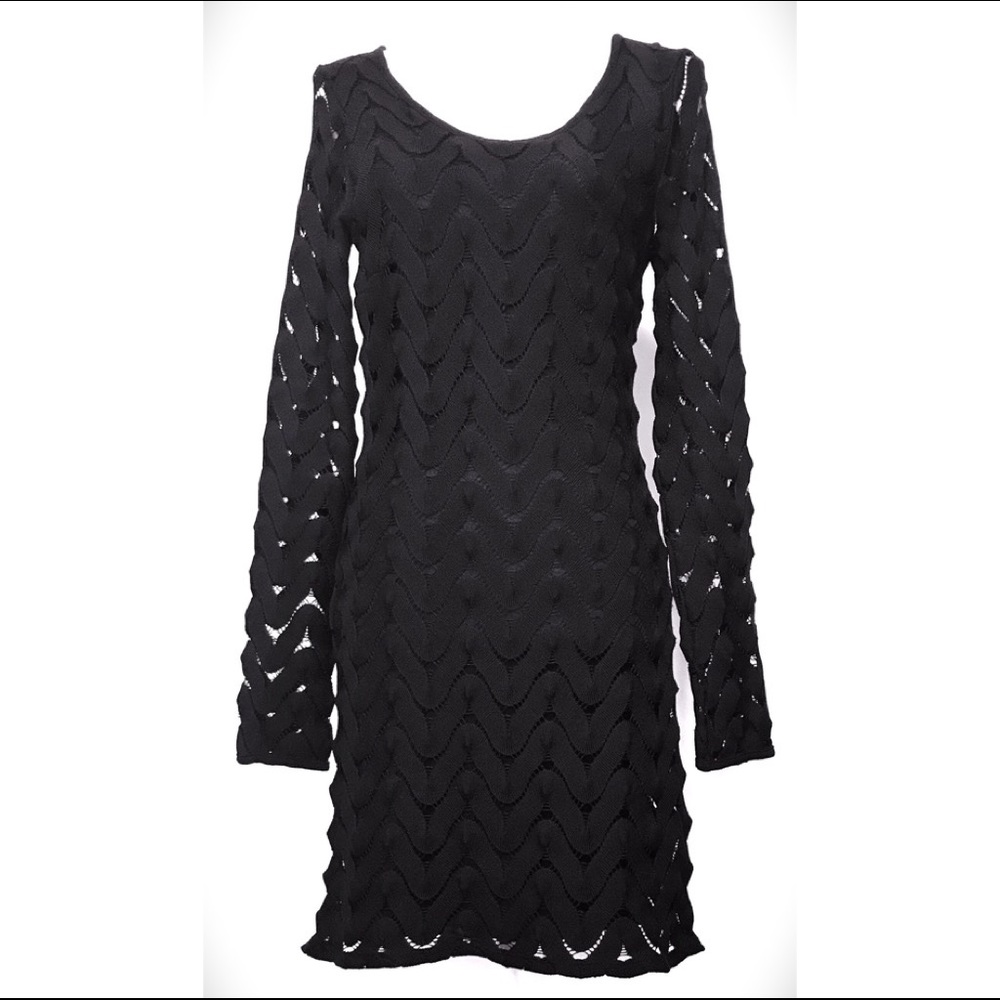 Free People Black Dress Open Back SZ Small